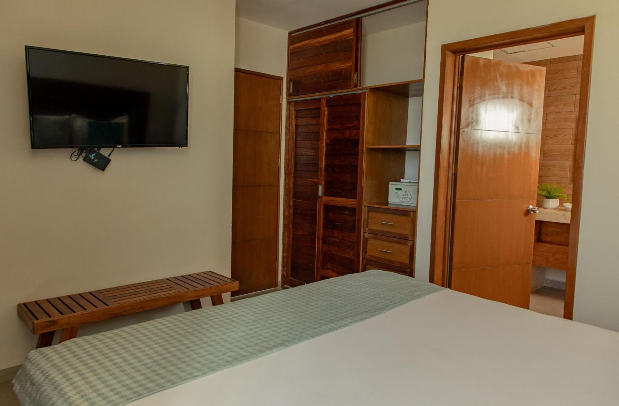Aquastar Hotel & Apartments Mahahual Exterior foto
