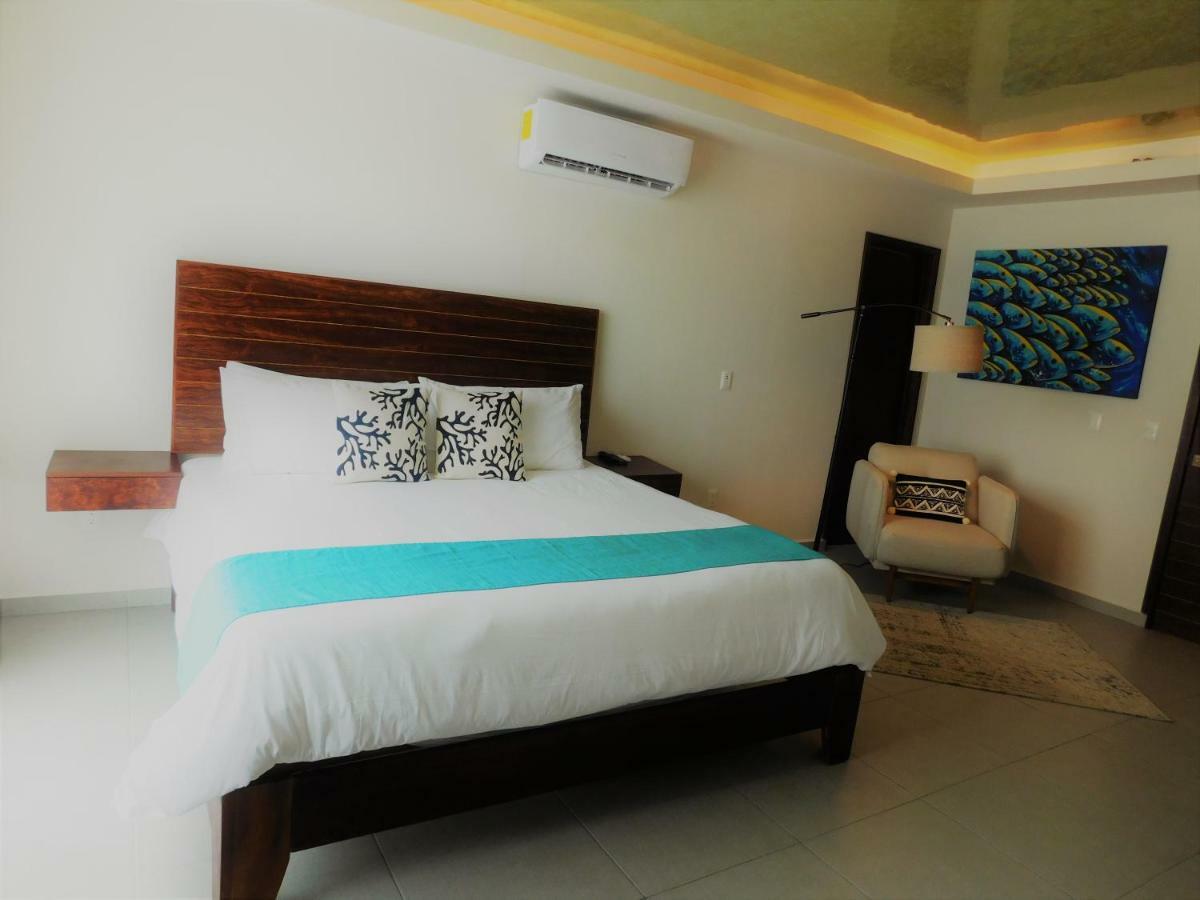 Aquastar Hotel & Apartments Mahahual Exterior foto