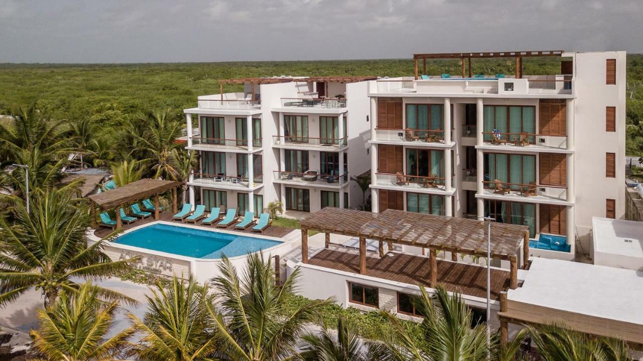 Aquastar Hotel & Apartments Mahahual Exterior foto